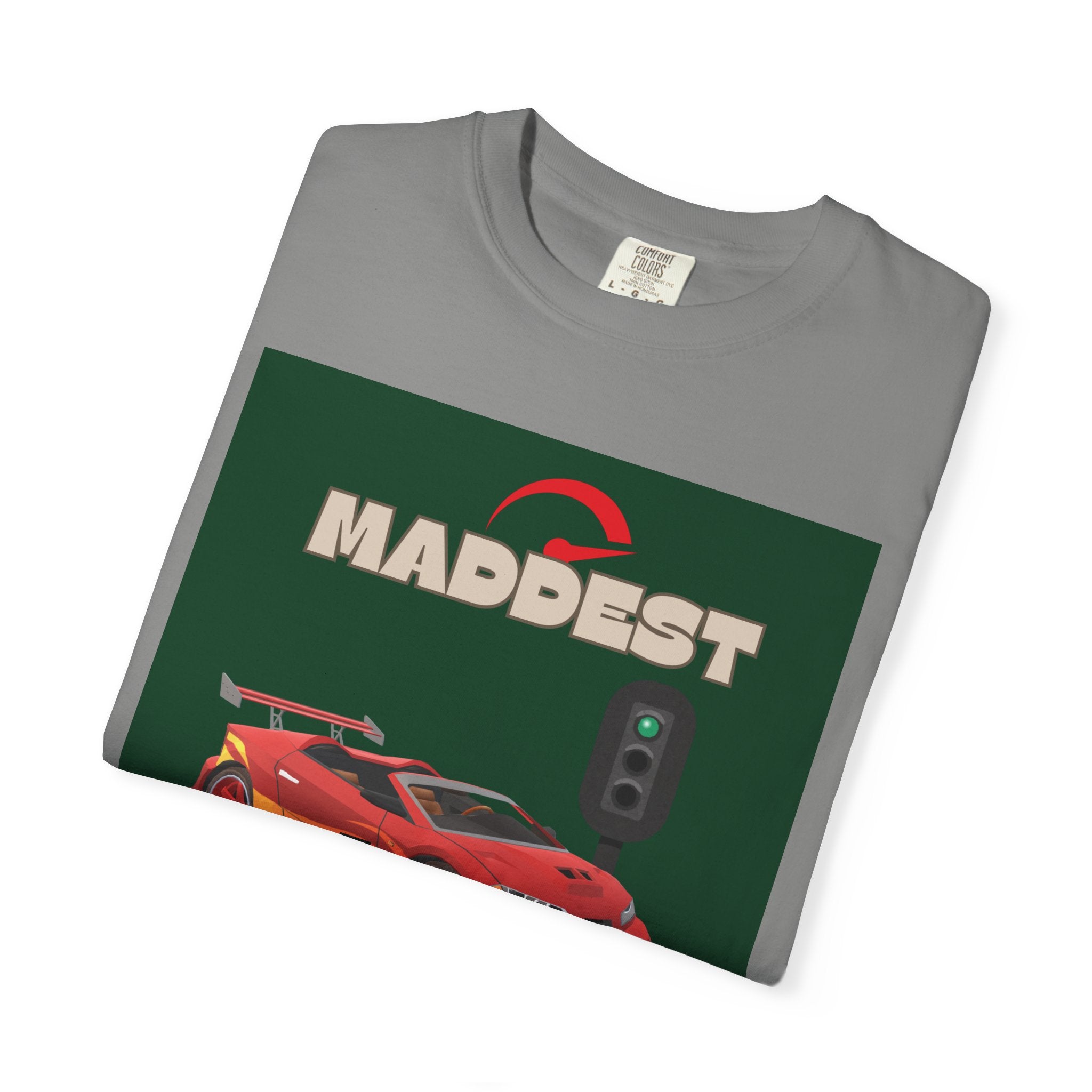 Maddest Life Racing Tee — Retro Sports Car Graphic T-Shirt