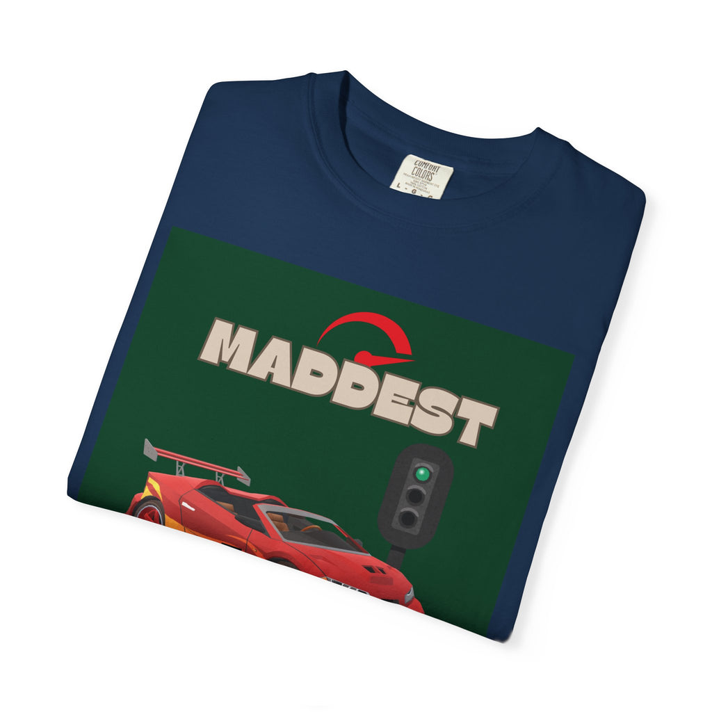 Maddest Life Racing Tee — Retro Sports Car Graphic T-Shirt