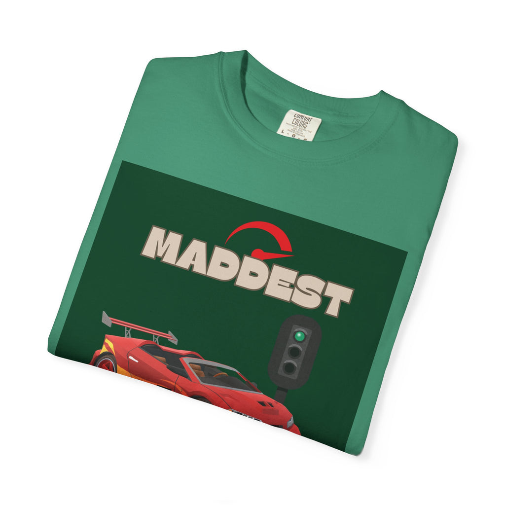 Maddest Life Racing Tee — Retro Sports Car Graphic T-Shirt