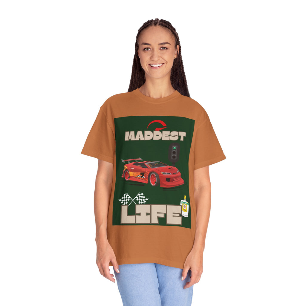 Maddest Life Racing Tee — Retro Sports Car Graphic T-Shirt