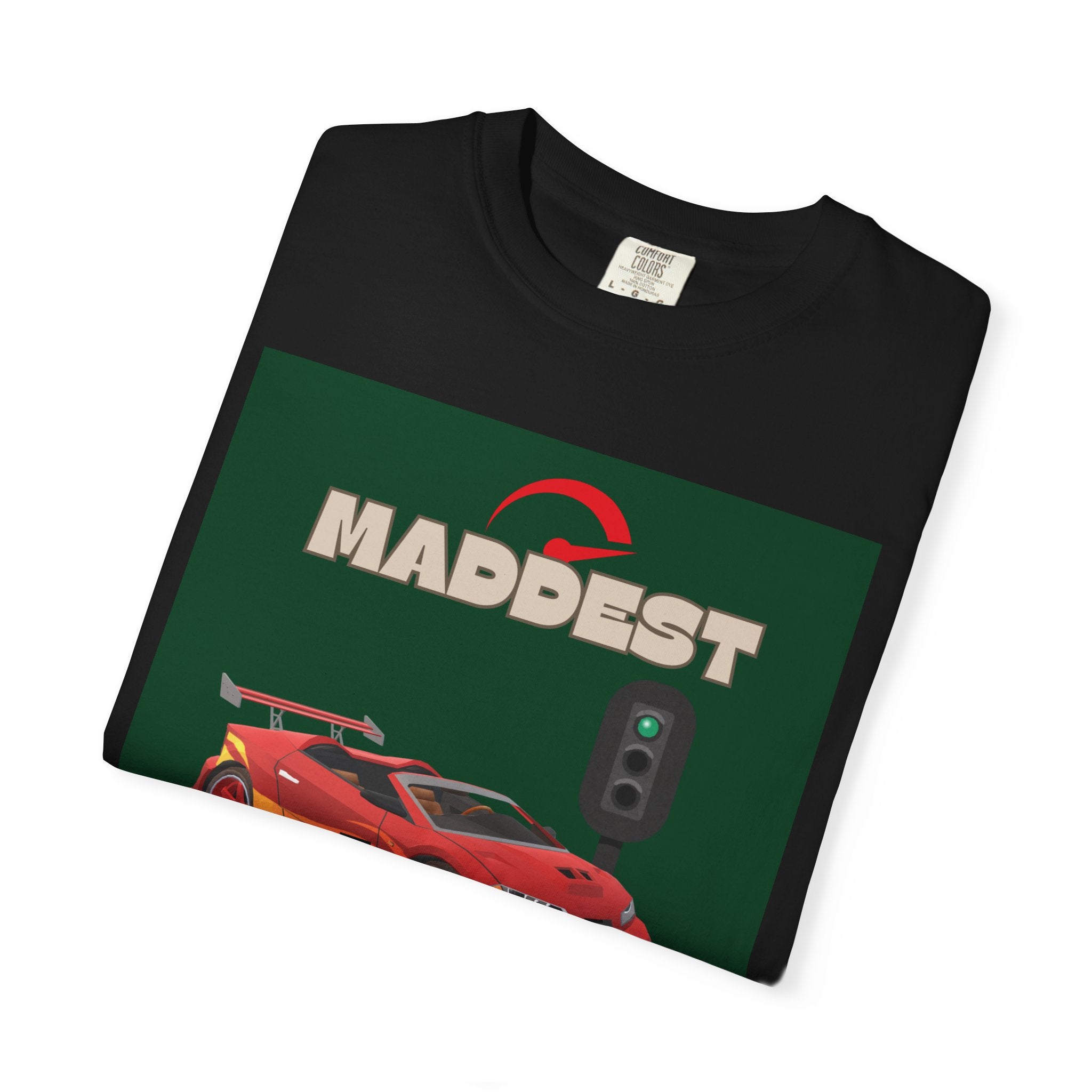 Maddest Life Racing Tee — Retro Sports Car Graphic T-Shirt
