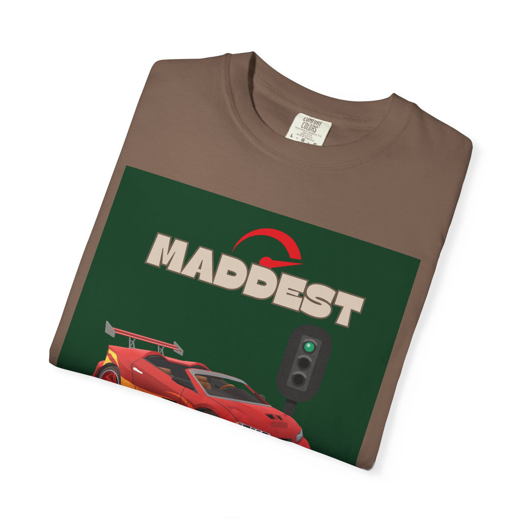 Maddest Life Racing Tee — Retro Sports Car Graphic T-Shirt