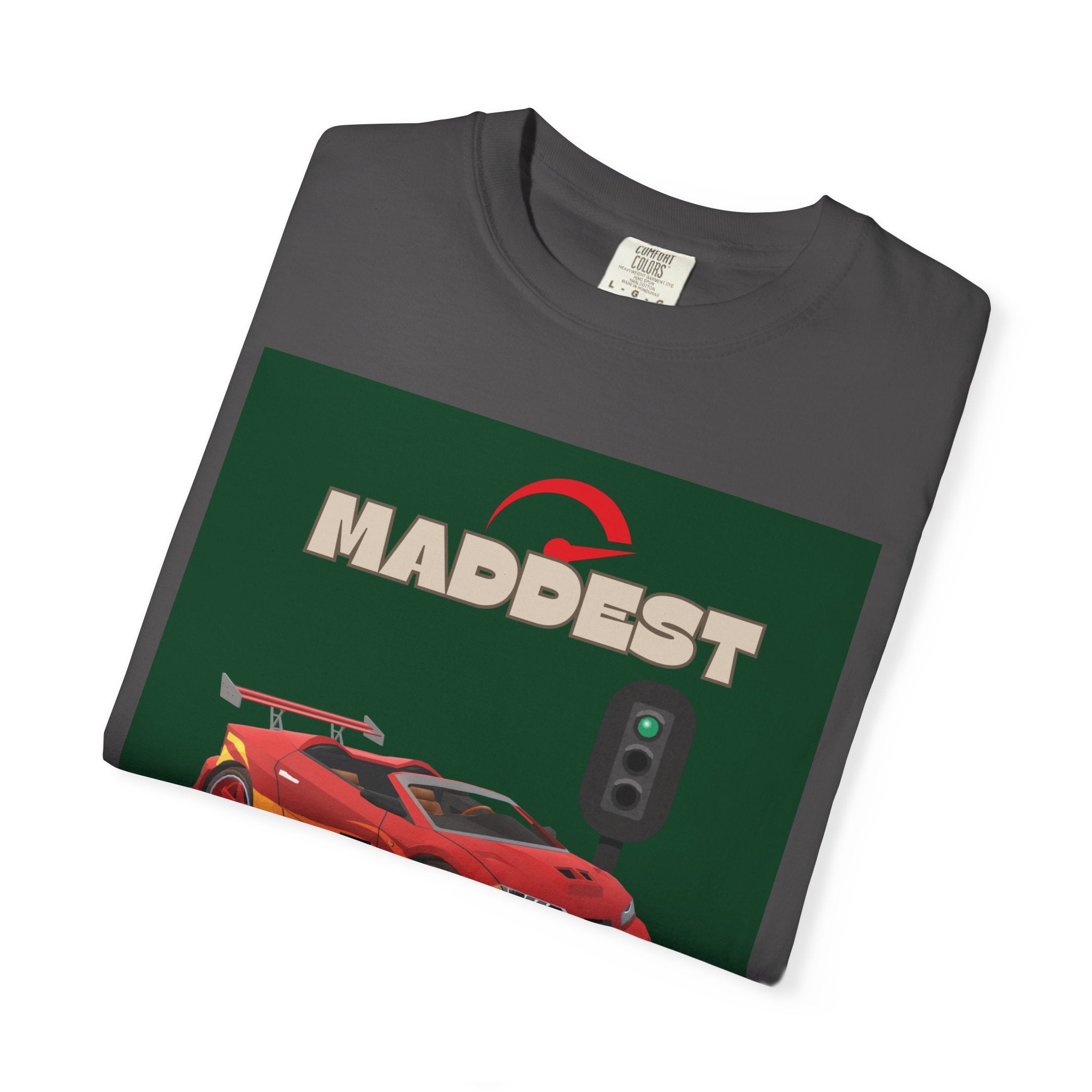 Maddest Life Racing Tee — Retro Sports Car Graphic T-Shirt