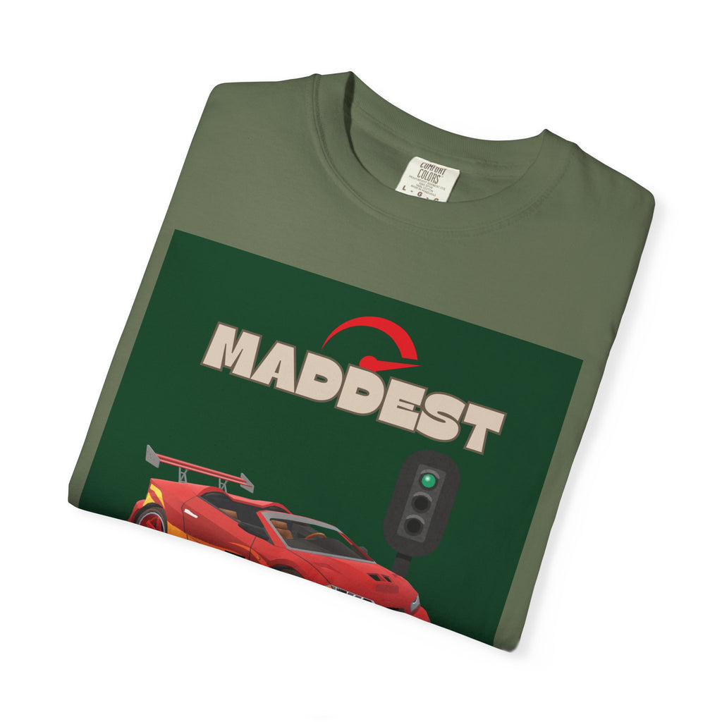 Maddest Life Racing Tee — Retro Sports Car Graphic T-Shirt