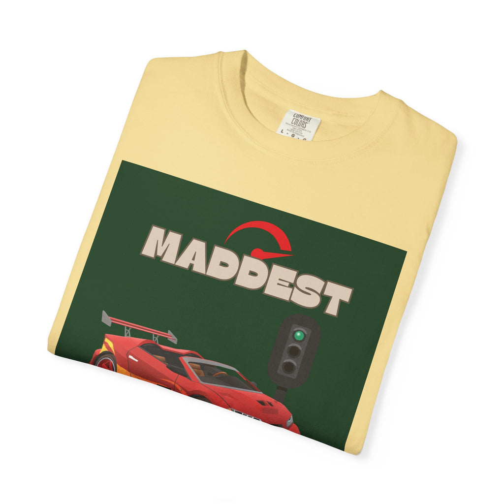 Maddest Life Racing Tee — Retro Sports Car Graphic T-Shirt
