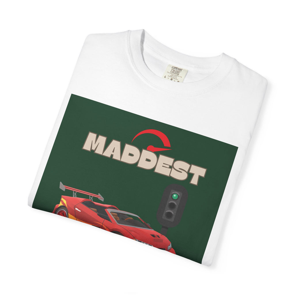 Maddest Life Racing Tee — Retro Sports Car Graphic T-Shirt