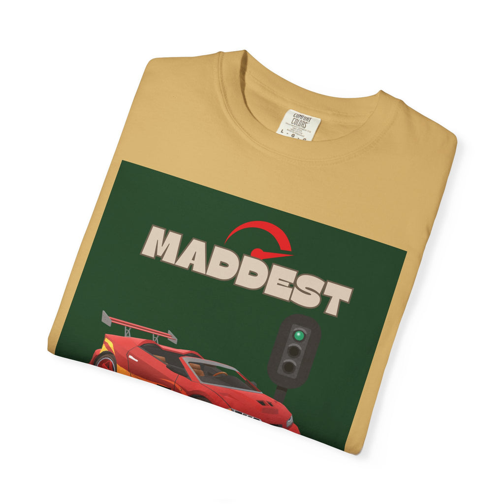 Maddest Life Racing Tee — Retro Sports Car Graphic T-Shirt